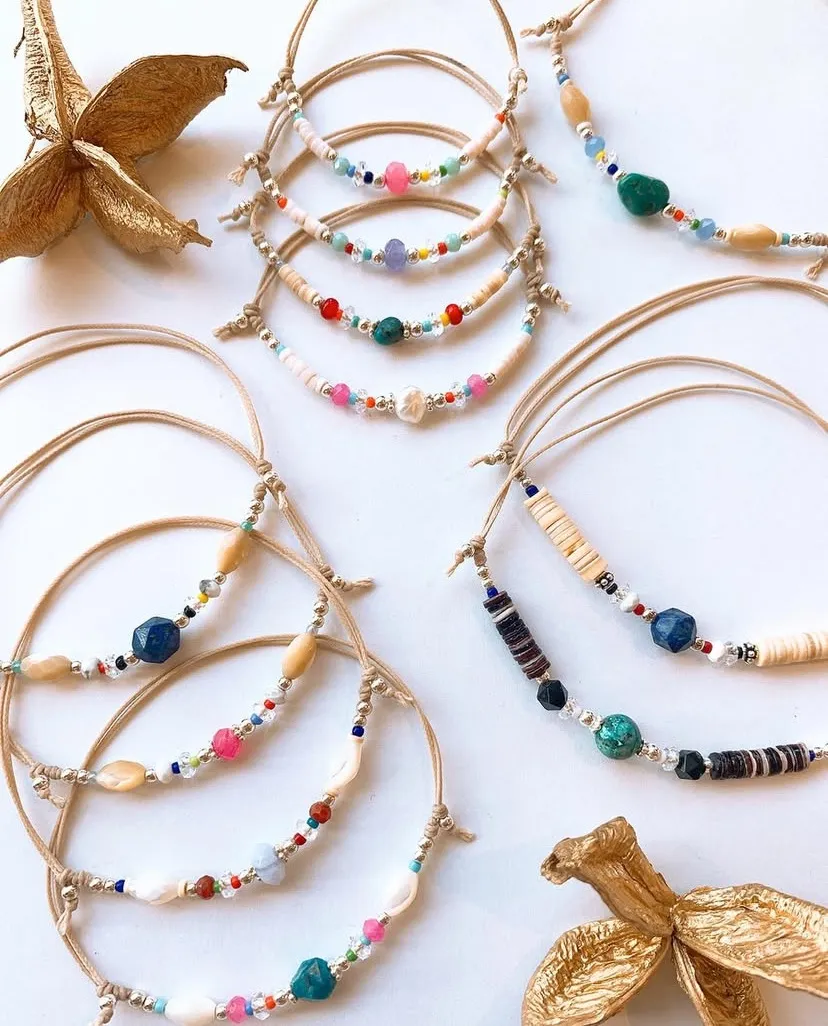 家族で楽しむ💠天然石のアンクレット